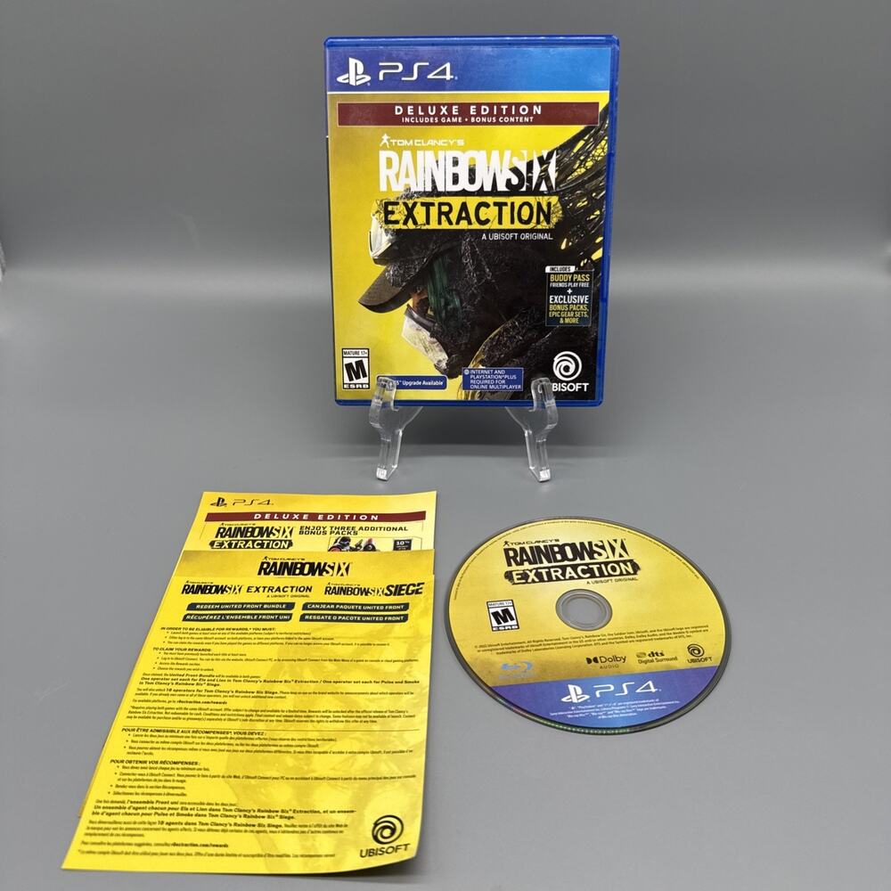 Tom Clancys Rainbow Six Extraction Deluxe Edition PlayStation 5 PS5 CIB